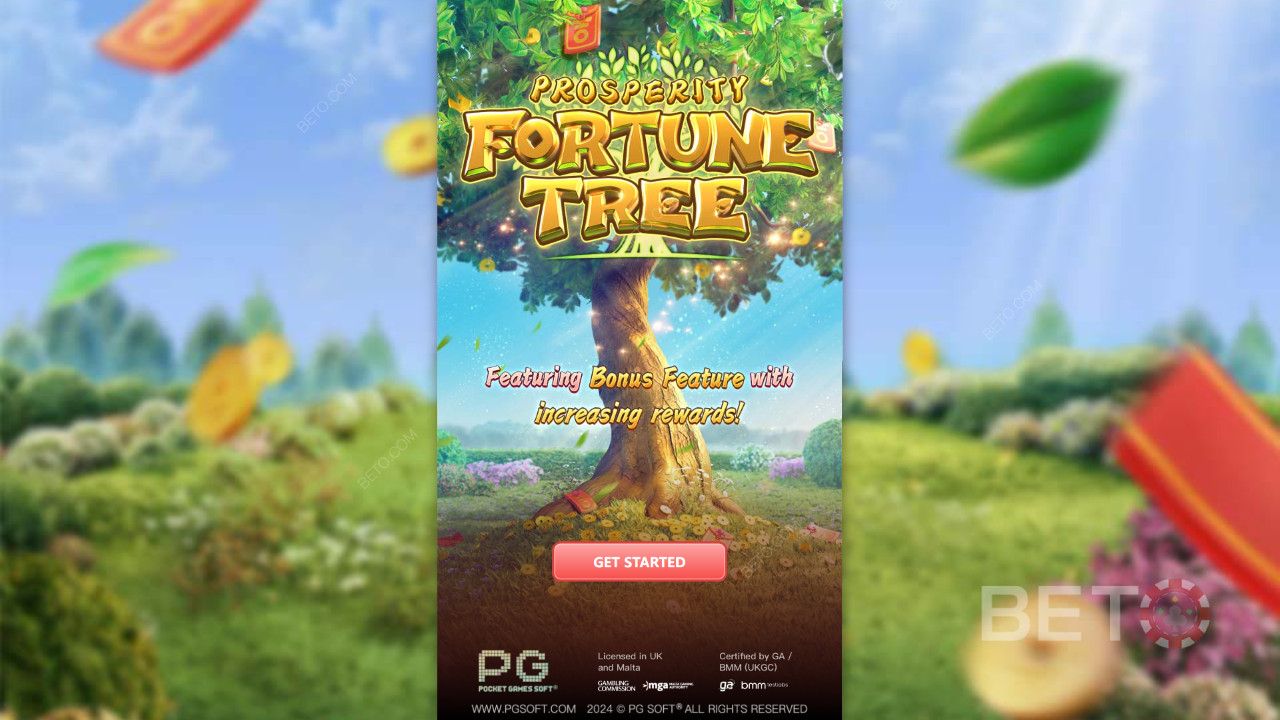 Prosperity Fortune Tree rodadas grátis em andamento