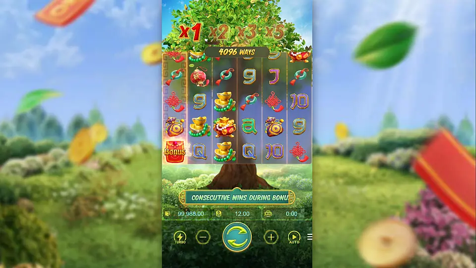 Prosperity Fortune Tree quarto passo com combinações